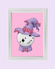 WITCHY MAGIC BALL art print