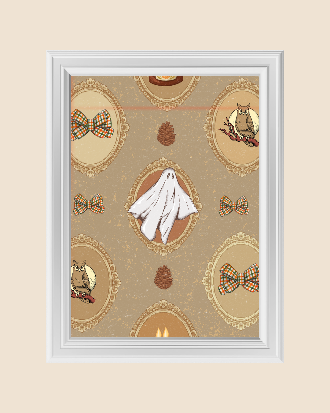 GHOST COLLAGE art print