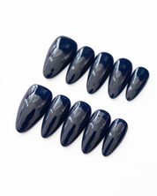 Midnight Navy - set press on nehtů 10ks