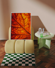 Autumn Leaf Macro art print