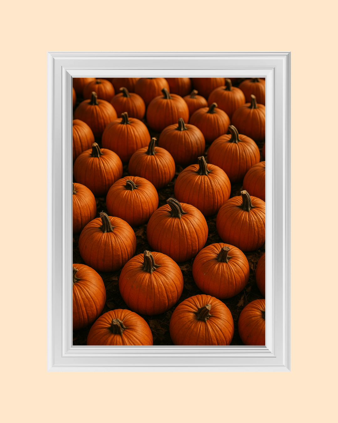 PUMPKIN FIELD art print