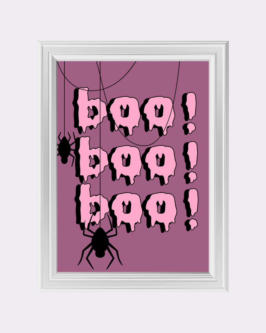 BOO! art print