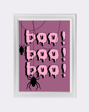 BOO! art print