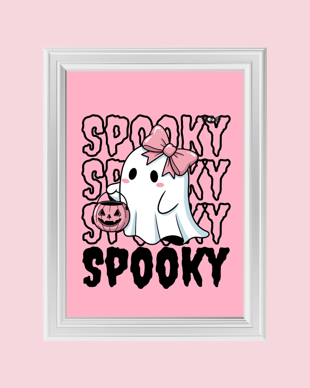PINKY SPOOKY art print