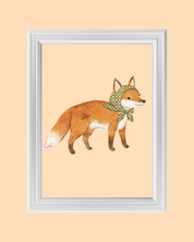 BABUSHKA FOX art print