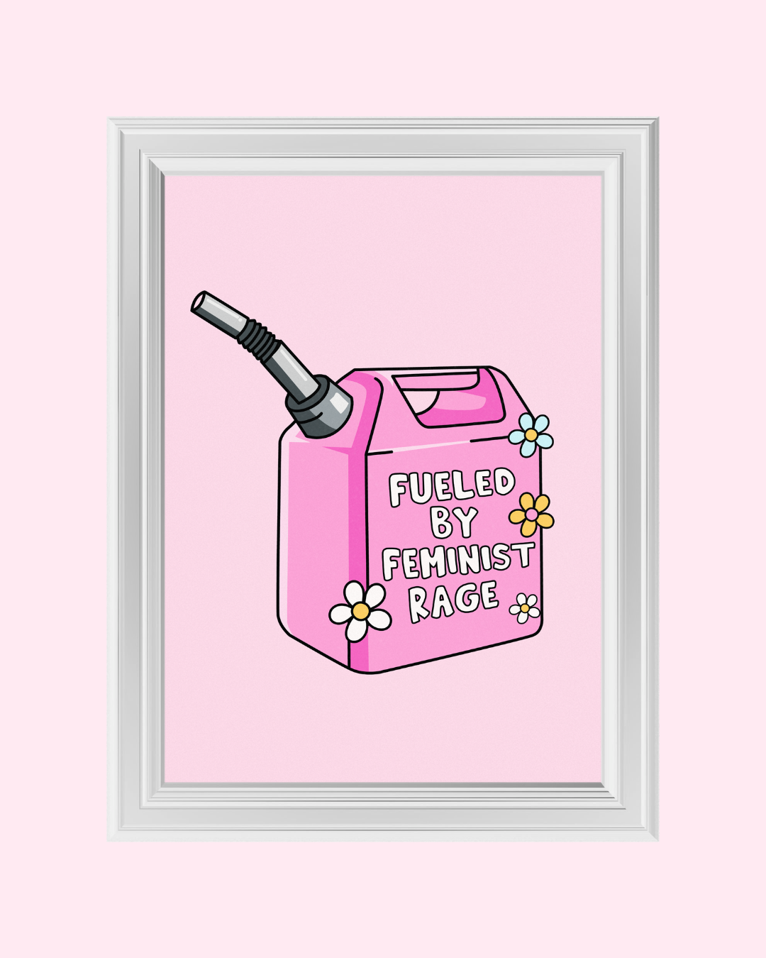 FEMINIST RAGE art print