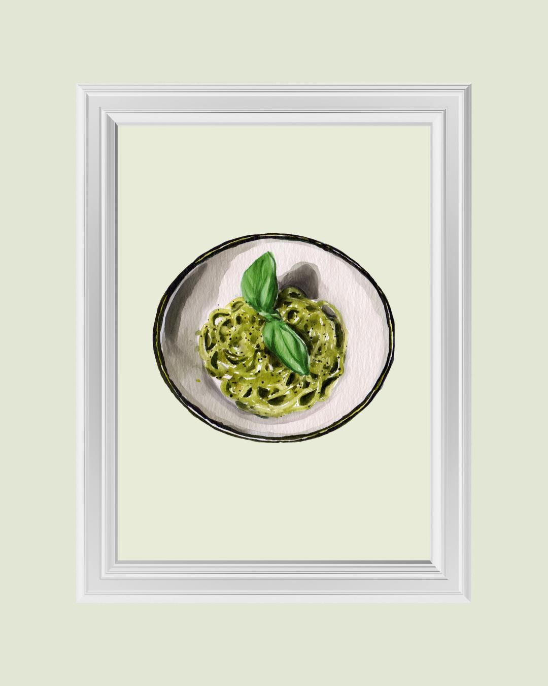 Pesto Pasta art print