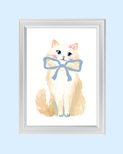 WHIMSI KITTY art print