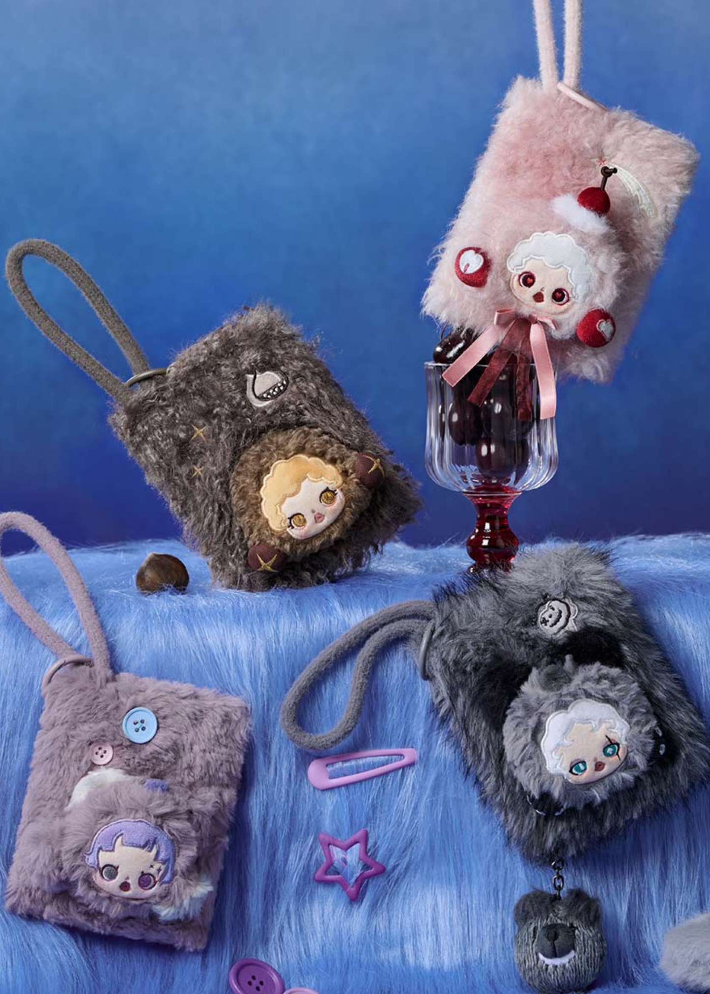 OSKULLPANDA YOU FOUND ME! plushy bag