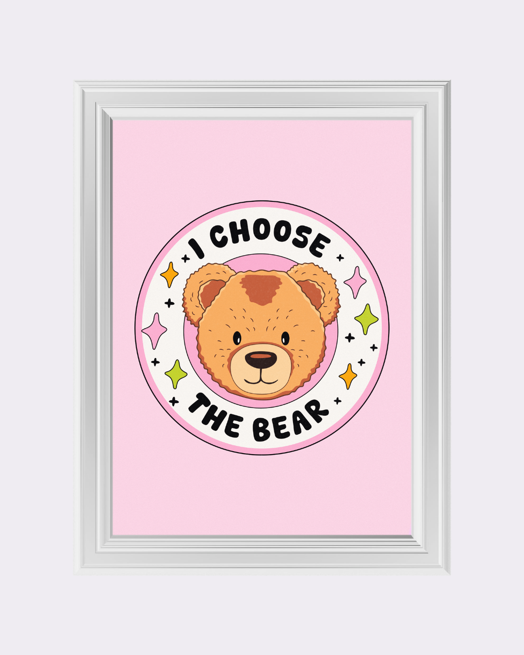 CHOOSE THE BEAR art print
