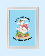 LONG WALKS art print