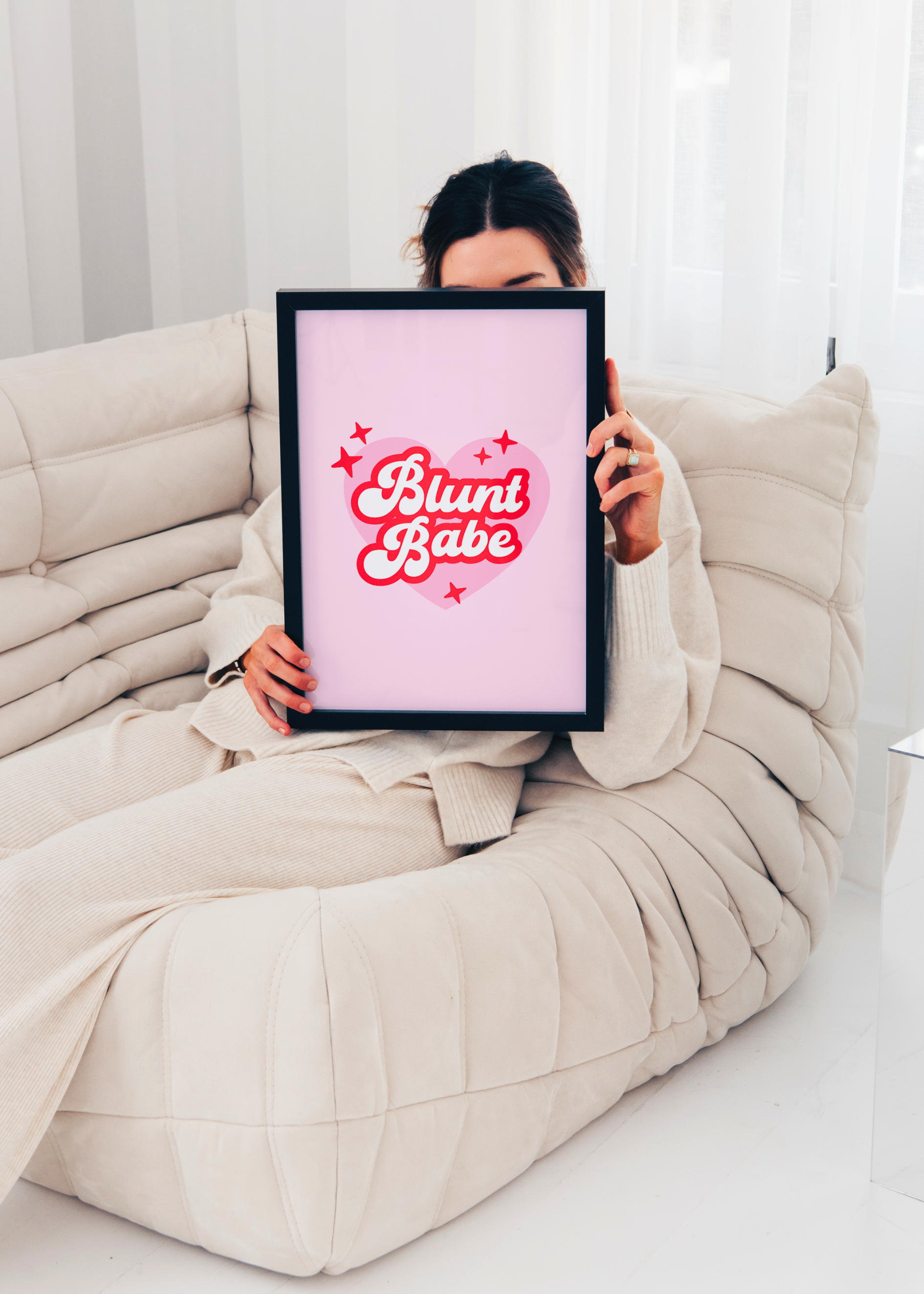 BLUNT BABE art print