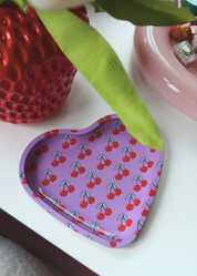 CHERRY ROLLING TRAY/ASHTRAY HEART