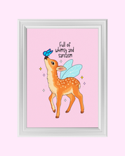 WHIMSY & SARCASM art print
