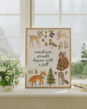 Woodland Friends art print