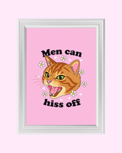 HISS OFF art print
