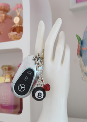 CHERRIES EIGHTBALL keychain