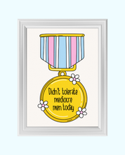 ZERO TOLERANCE art print
