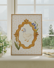 Woodland Goose art print