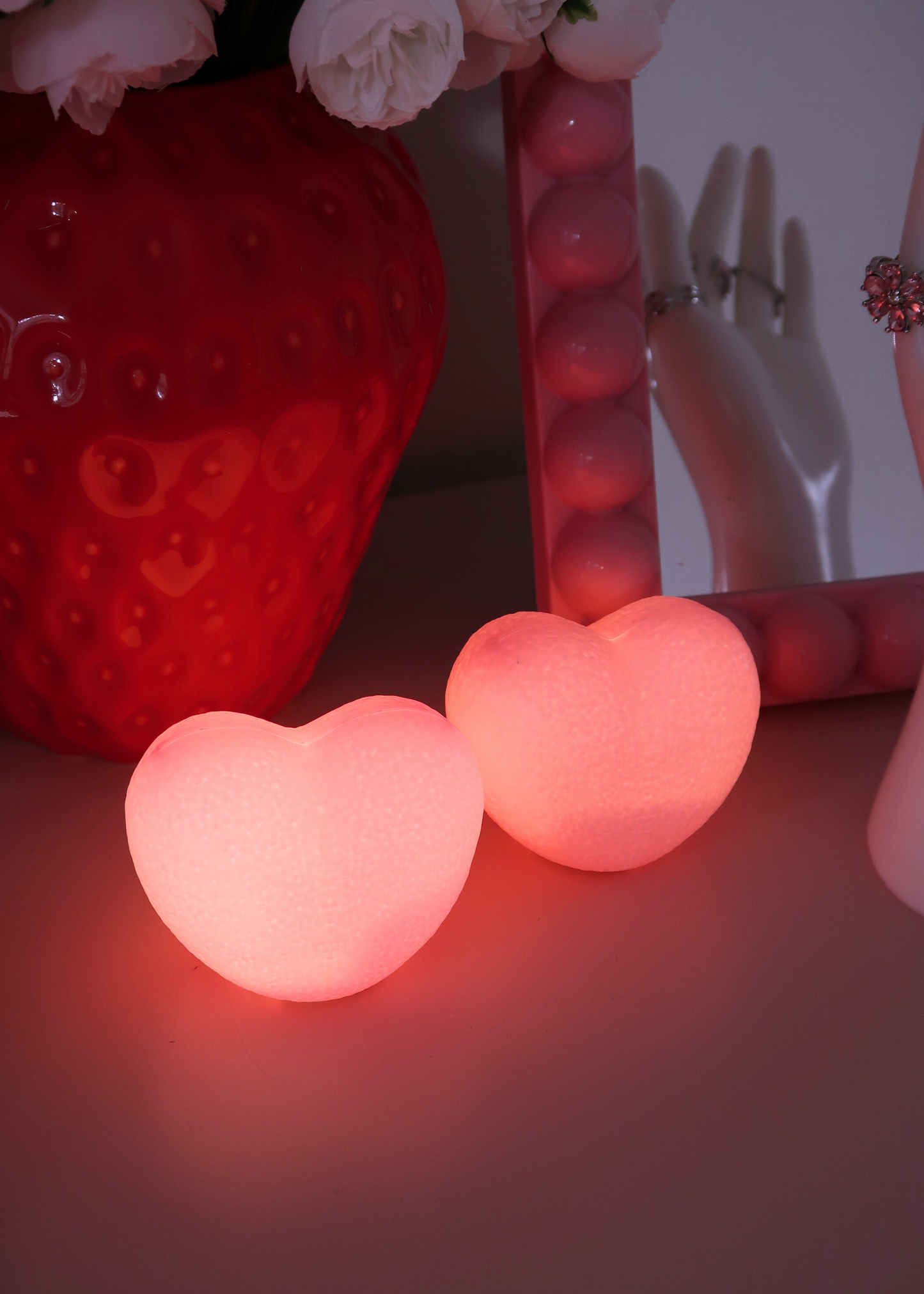 LIGHT UP PINK HEARTS duo