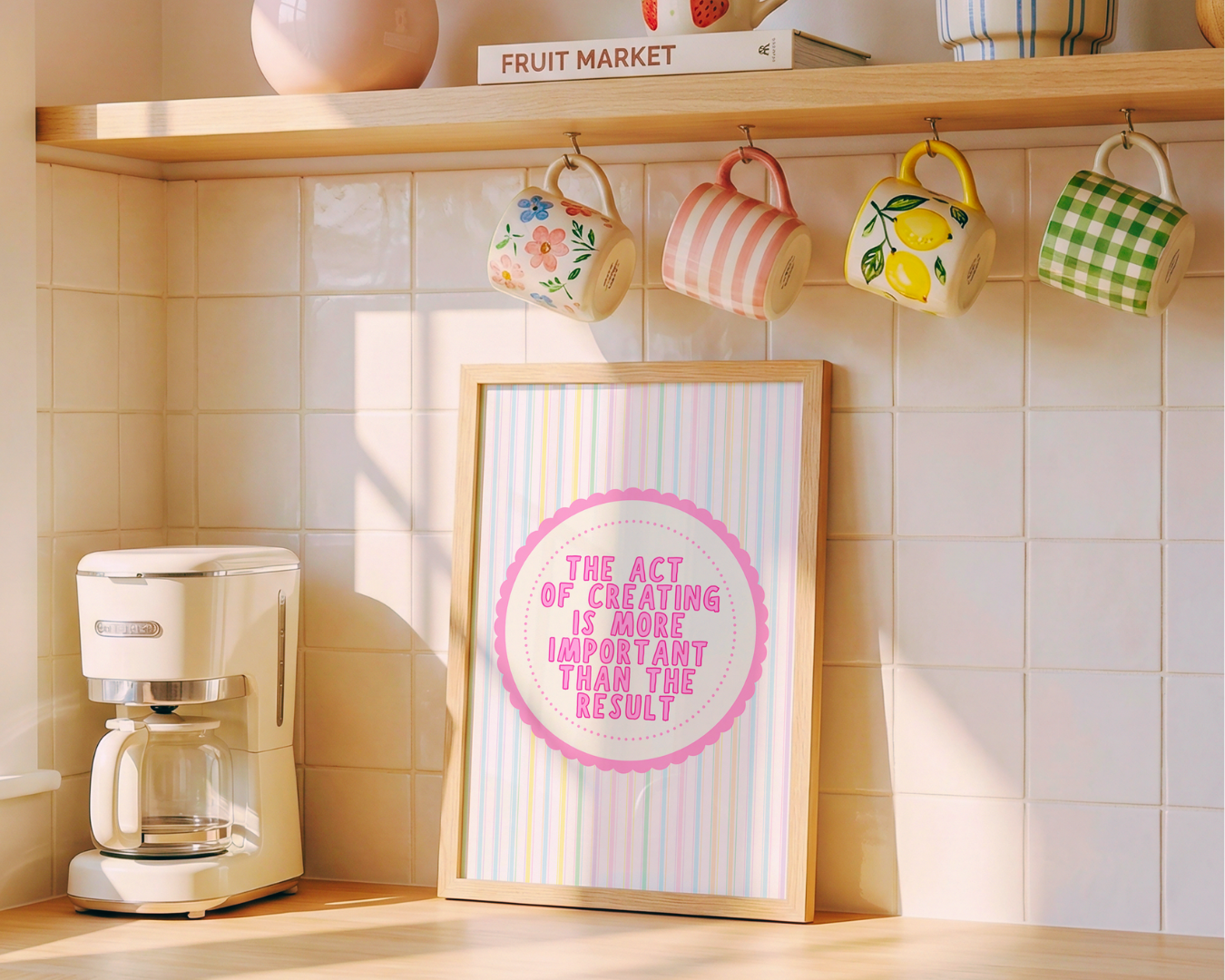 CREATE FIRST art print