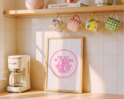 CREATE FIRST art print