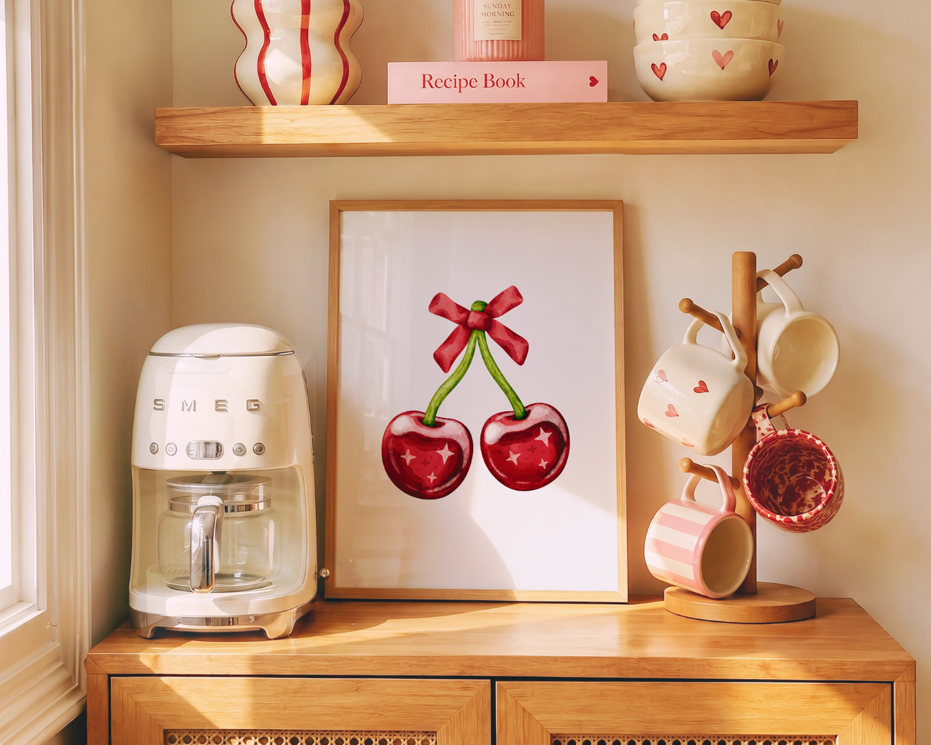 CHERRY BOW art print