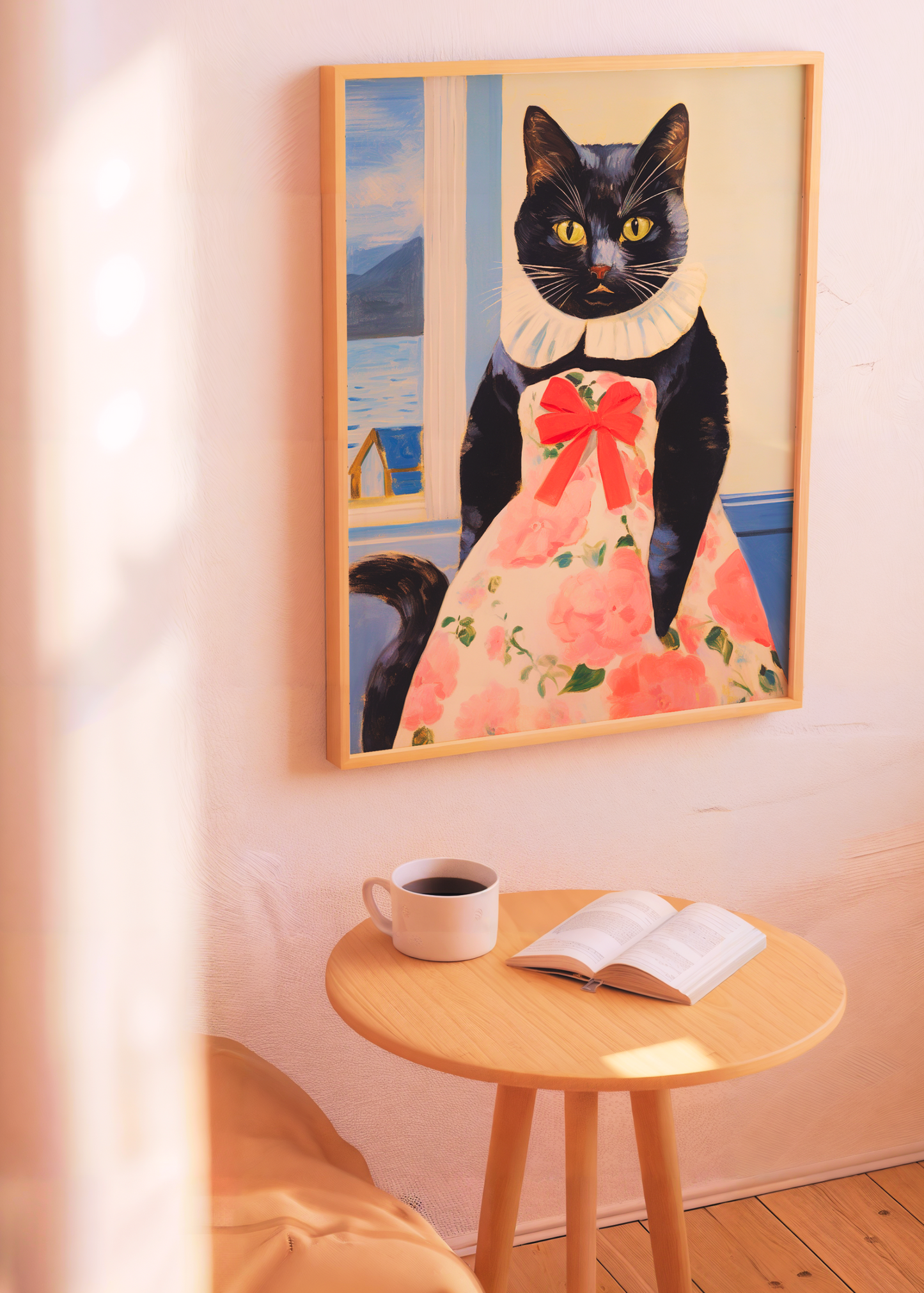 CAT MAID art print