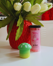 MUSHROOM DREAM GRINDER GREEN AND YELLOW MATTE