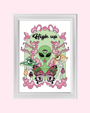 HIGH UP art print