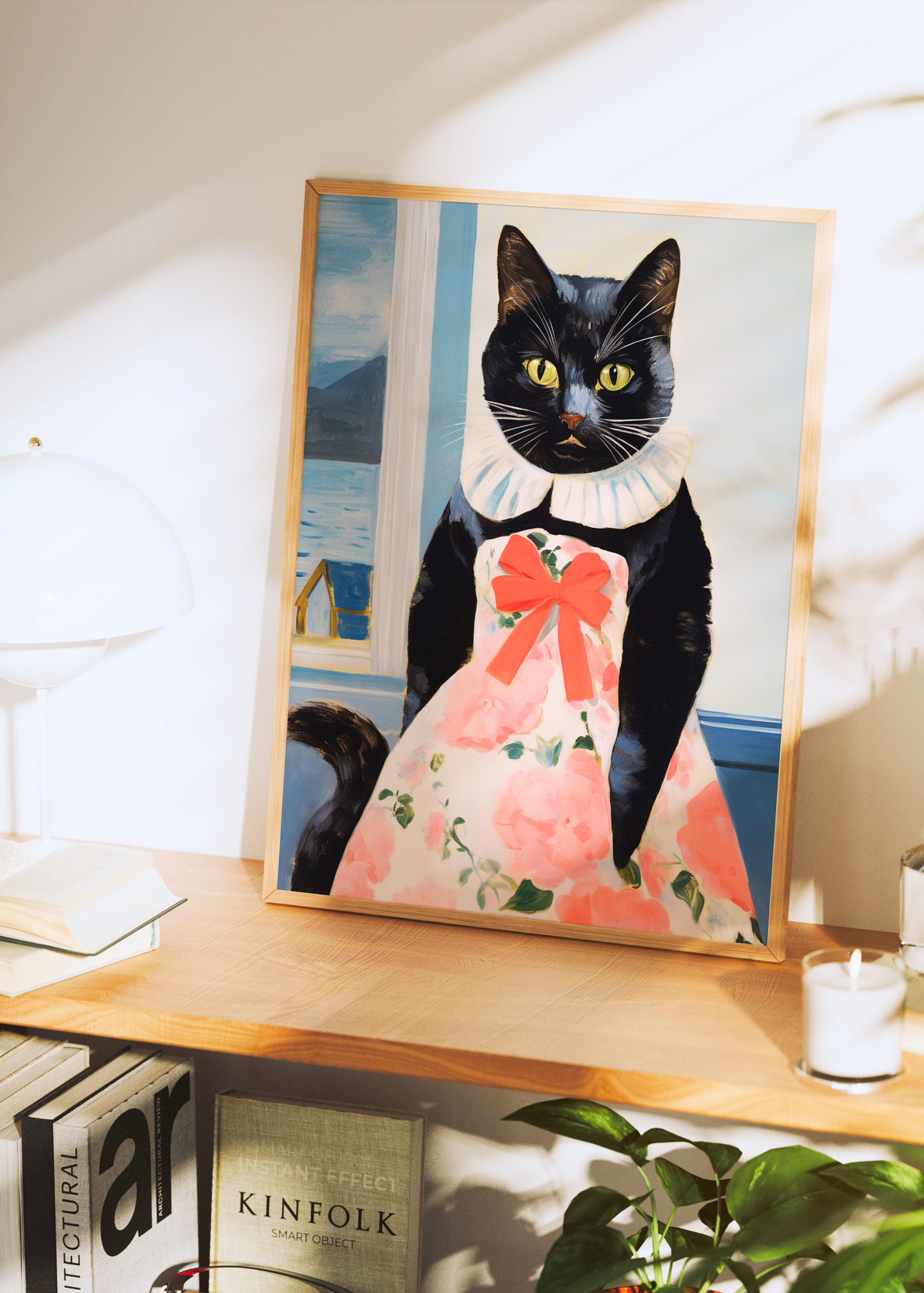 CAT MAID art print