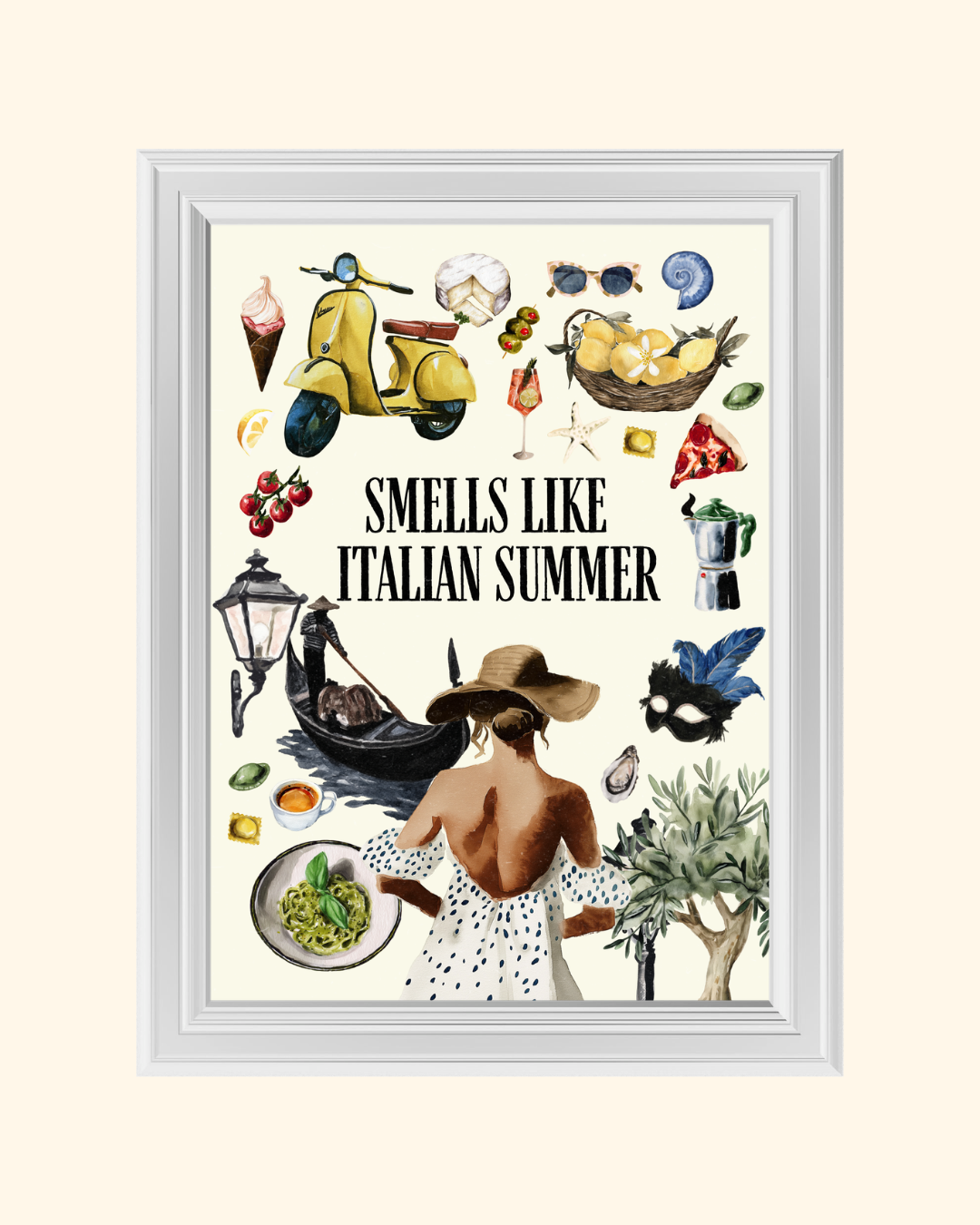 SMELLS LIKE ITALIAN SUMMER art print