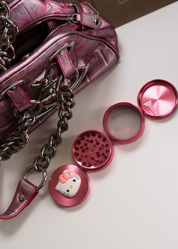 63MM PINK GRINDER WITH HELLO KITTY
