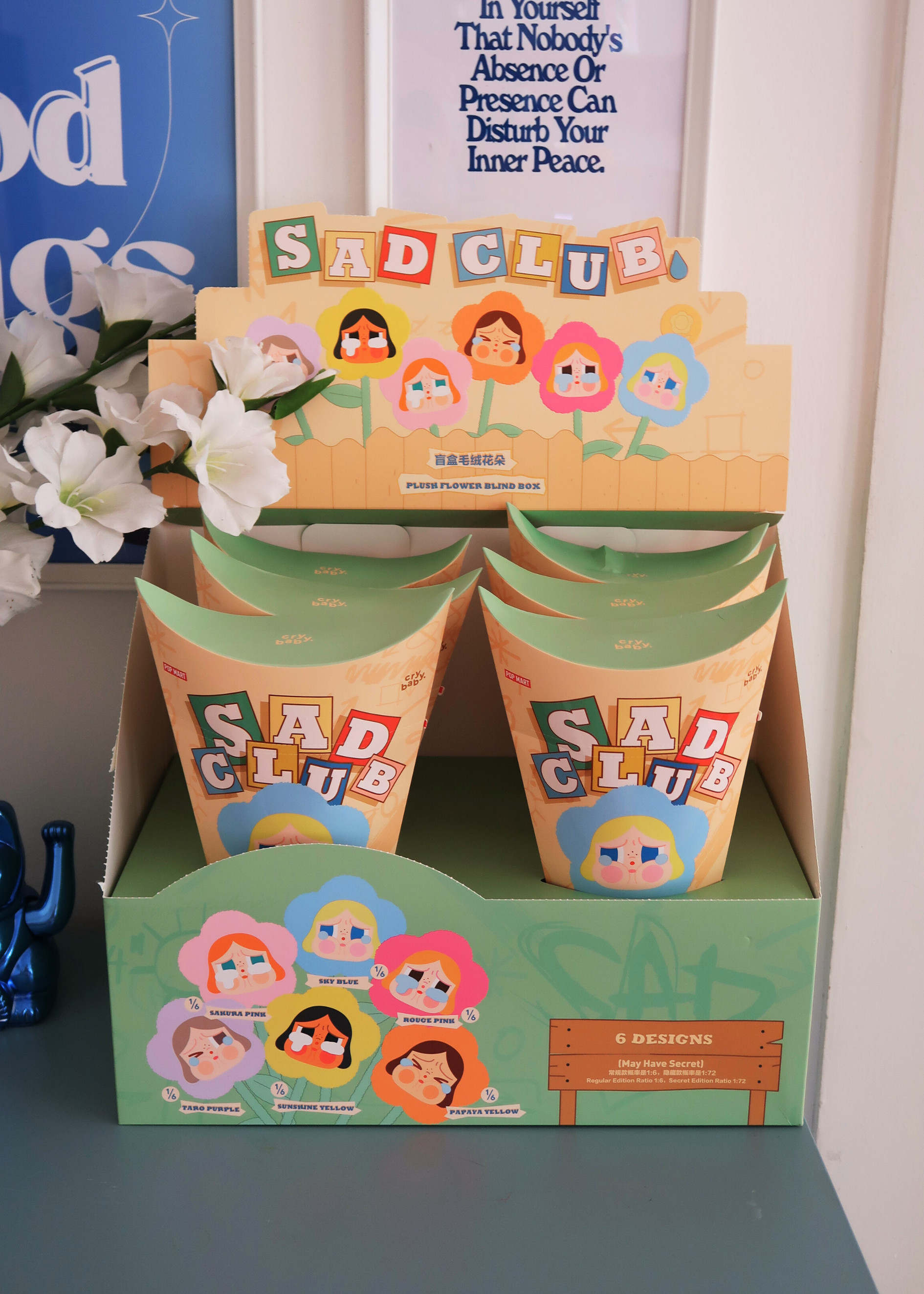 CRYBABY BLIND BOX SAD CLUB series plushy flavours