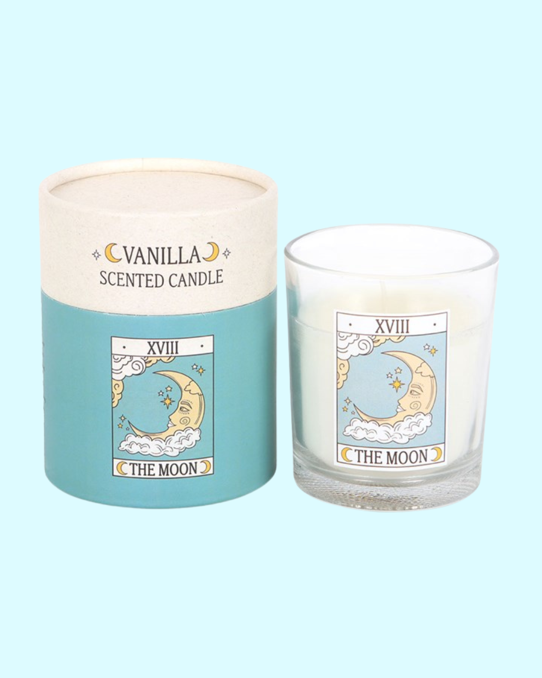 Vonná svíčka ve skle THE MOON s vůní vanilky