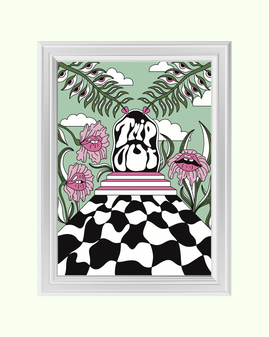 TRIP OUT art print