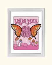 THINK PINK art print