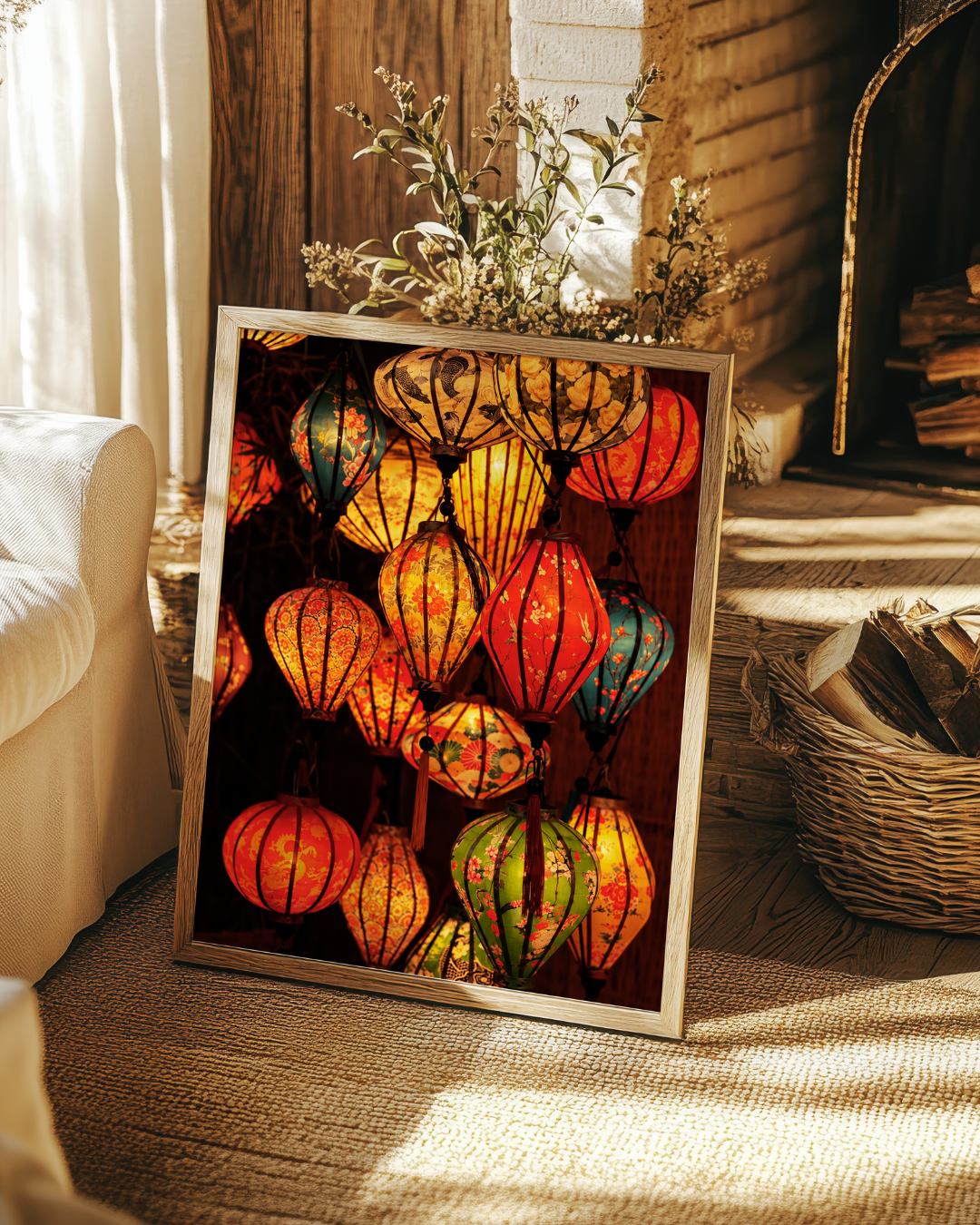 Asian Lanterns art print