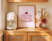 WHIMSY CAKE art print