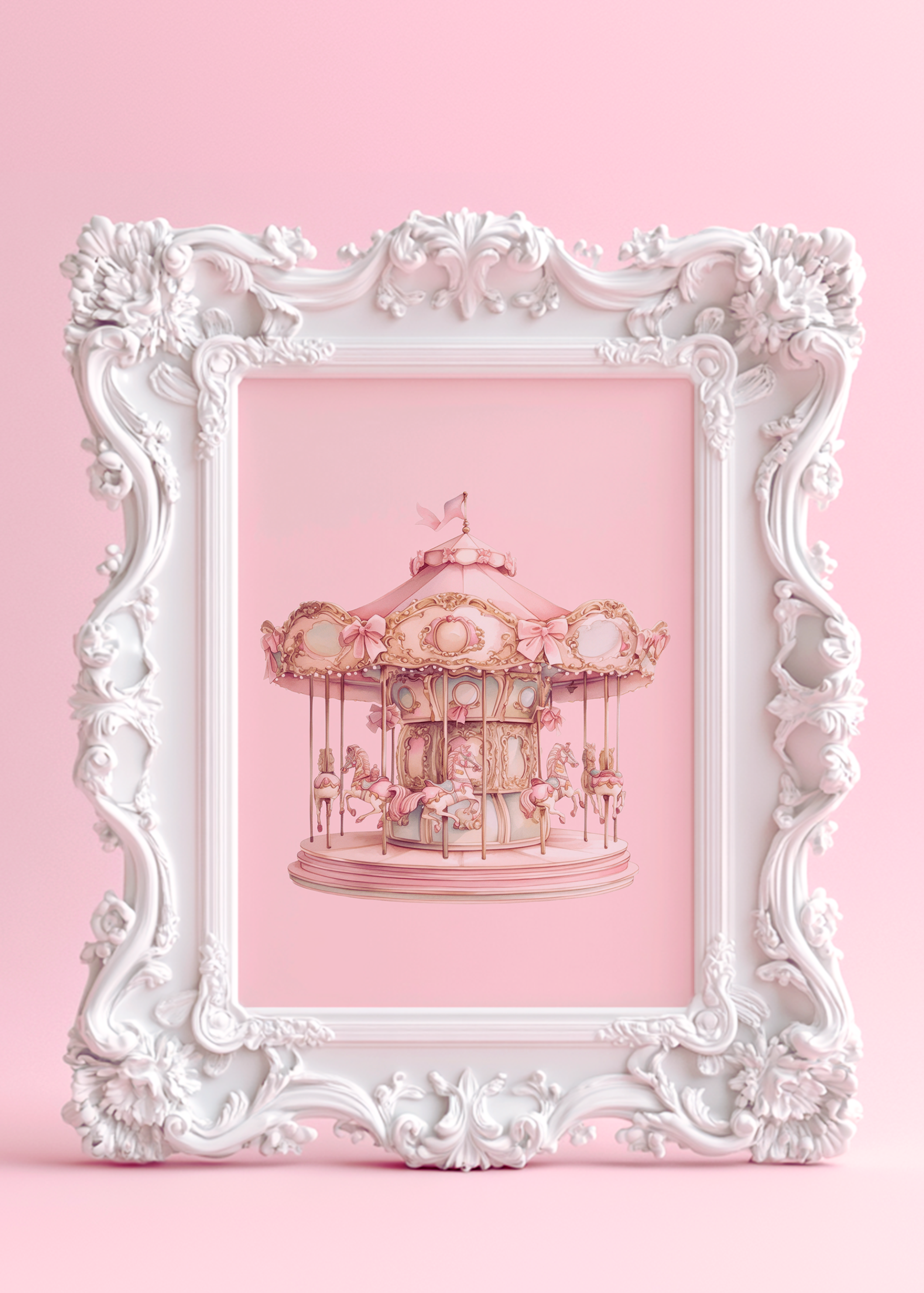 COQUETTE CAROUSEL art print
