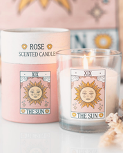 Vonná svíčka ve skle THE SUN s vůní růže