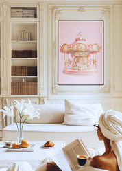 COQUETTE CAROUSEL art print