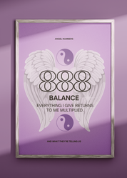 888 BALANCE art print