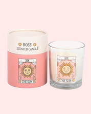 Vonná svíčka ve skle THE SUN s vůní růže