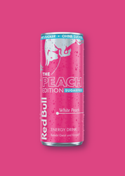 THE PEACH EDITION Red Bull White Peach SUGARFREE