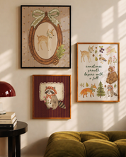 Woodland Friends art print