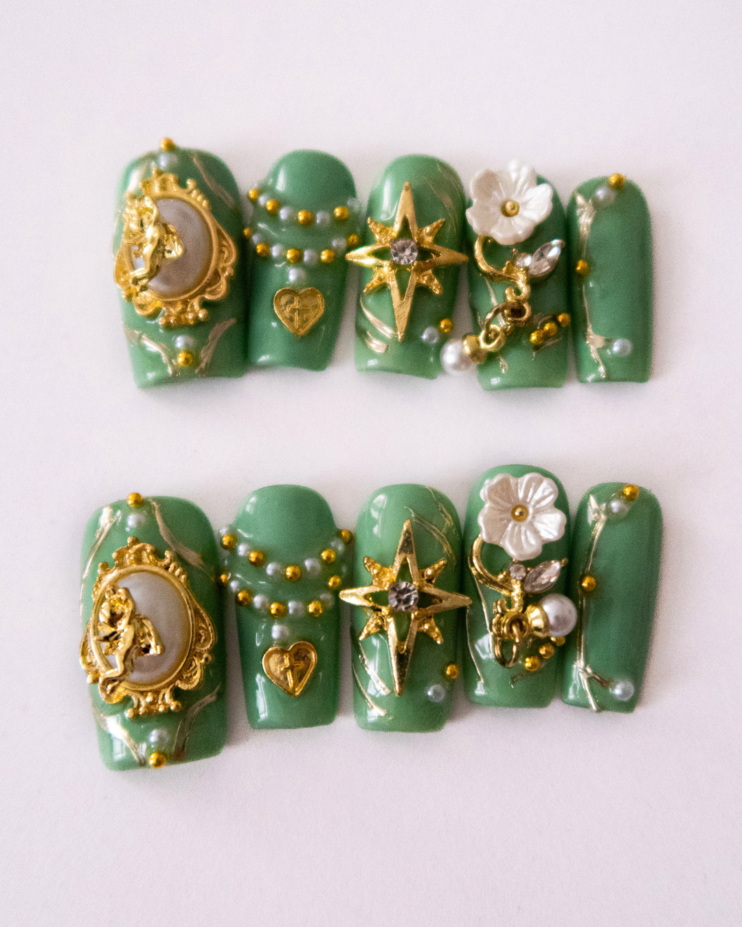 Enchanted Garden – set press on nehtů 10ks