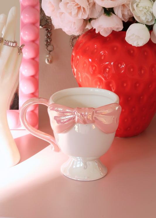 PRINCESS PEARL GLAZE MUG pink