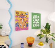 UFO CATBDUCTION art print