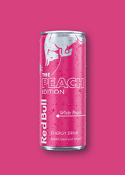 THE PEACH EDITION Red Bull White Peach